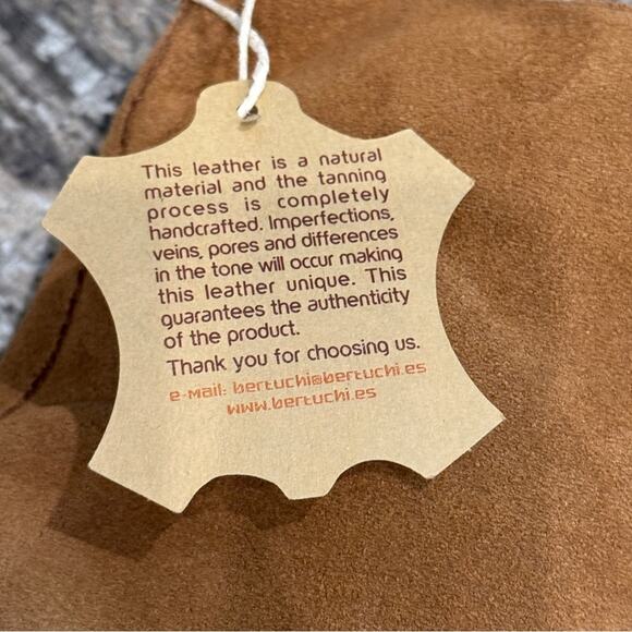 BERTUCHI Made in Spain Wedge Suede Boots Tan Side Zipper Womens Size 8‎ Boho NWT - Picture 9 of 15